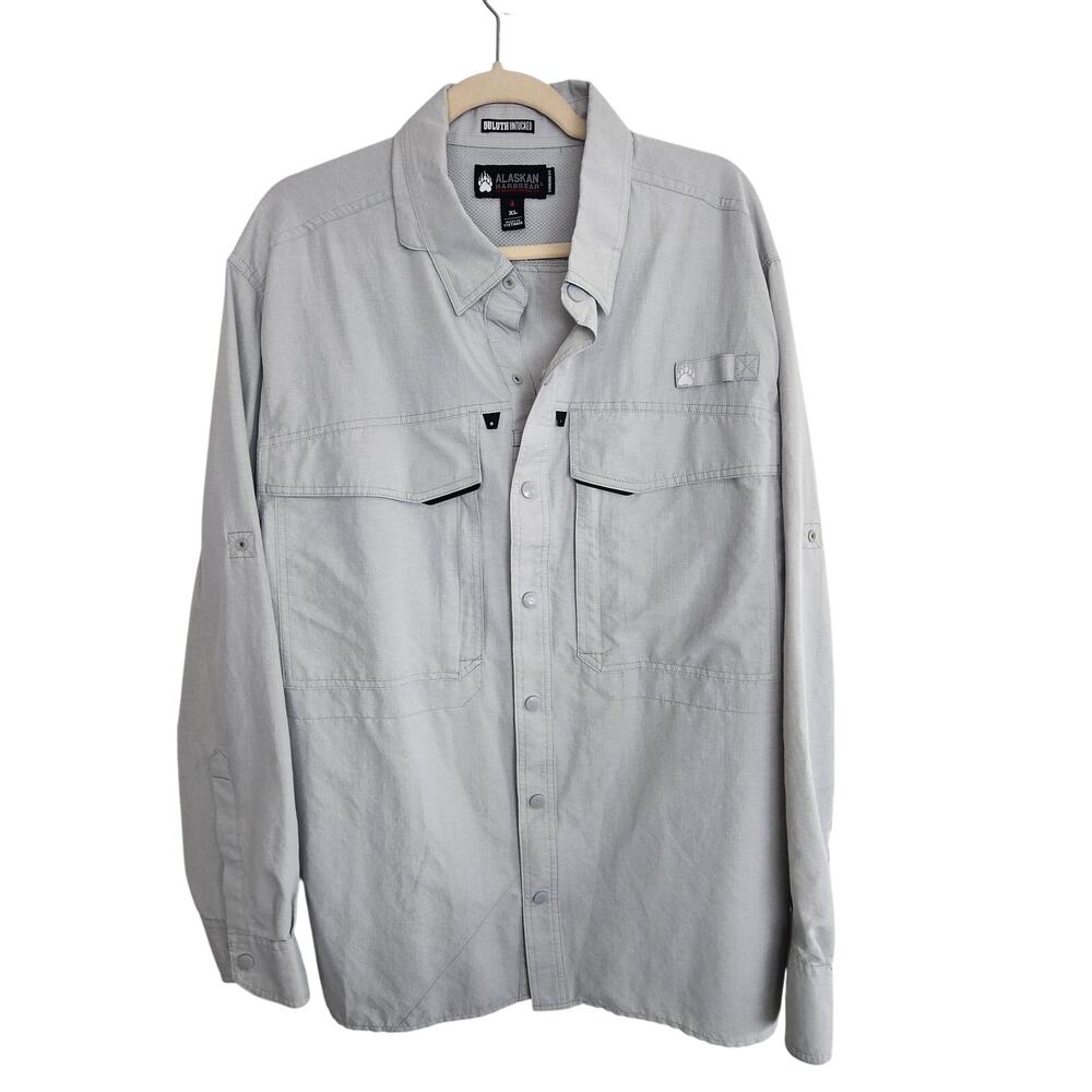 Alaskan Hardgear Duluth Untucked Mens Shirt Size XL Snap Front Gorpcore Vented